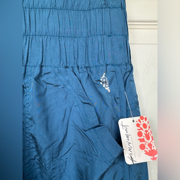 Free People movement teal lightweight The way home track pants joggers size smal - Picture 7 of 12